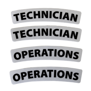 Reflective helmet sticker